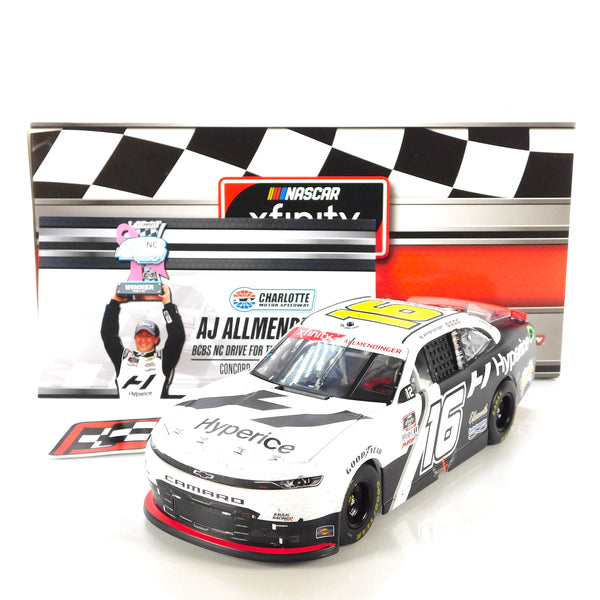 *Pre-Owned* AJ Allmendinger 2021 Hyperice Charlotte ROVAL Win 1:24 Nascar Diecast