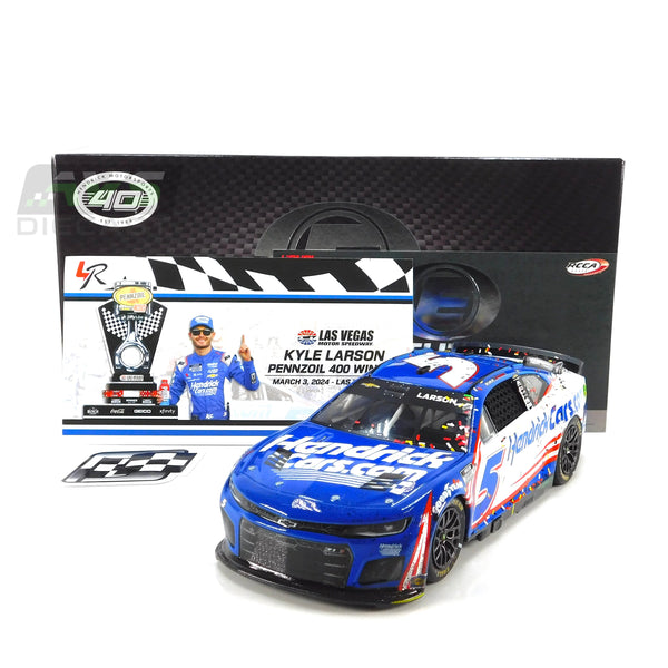 Kyle Larson 2024 Hendrickcars.com Las Vegas Win Elite 1:24 Nascar Diecast