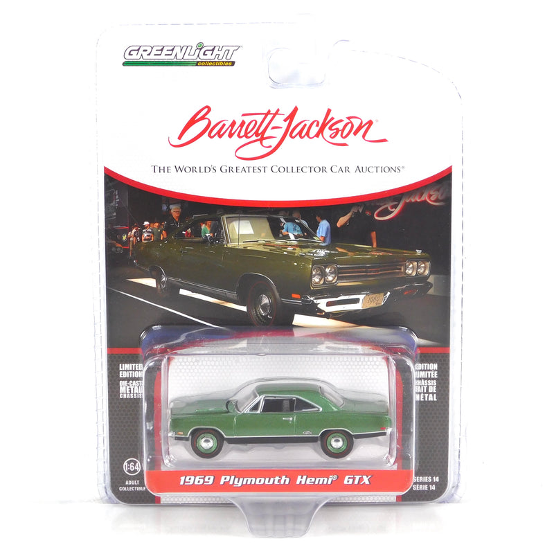 Barrett-Jackson 37310B 1969 Plymouth HEMI GTX 1:64 Diecast