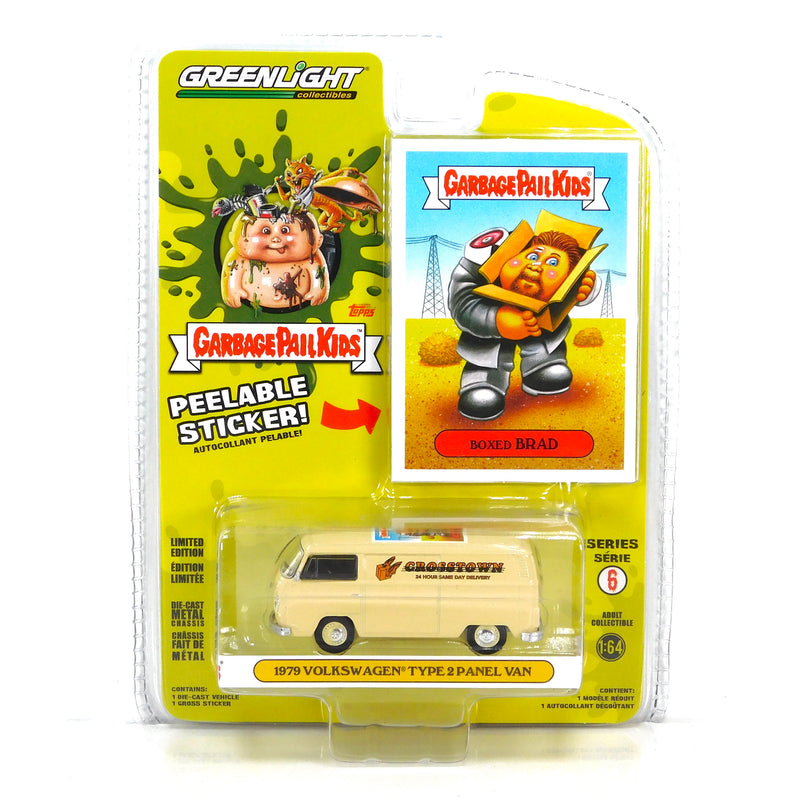 Garbage Pail Kids 54100E Boxed Brad 1979 Volkswagen Type 2 Van 1:64 Diecast