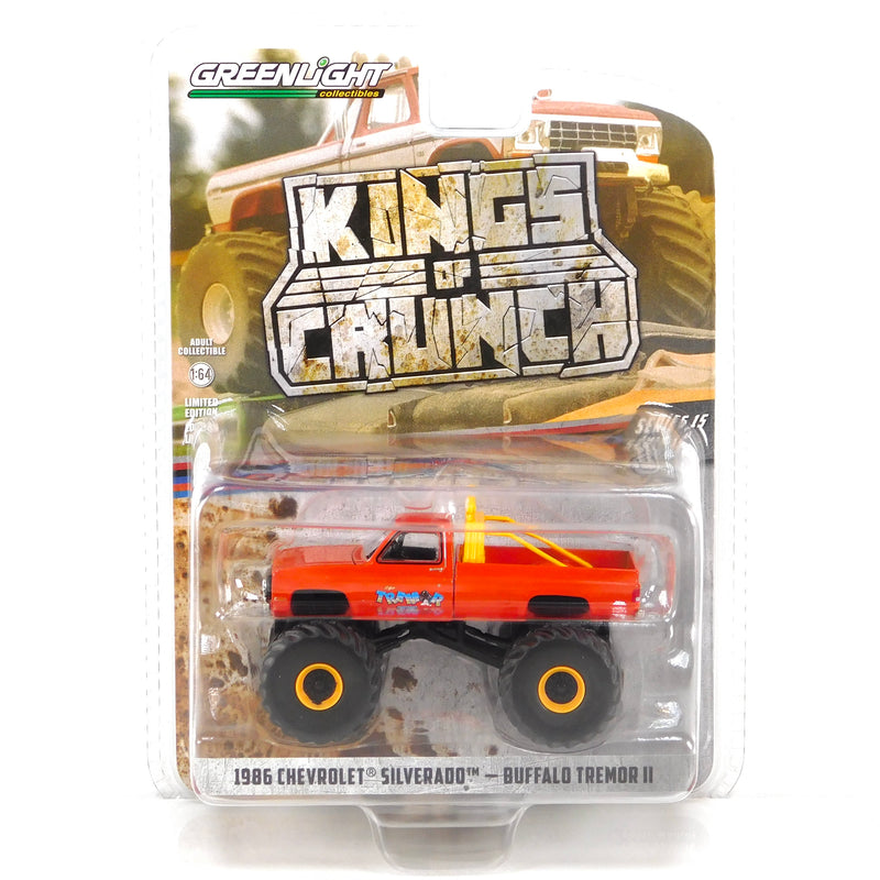 Kings of Crunch 49150B 1986 Chevrolet Silverado Buffalo Tremor II 1:64 Diecast