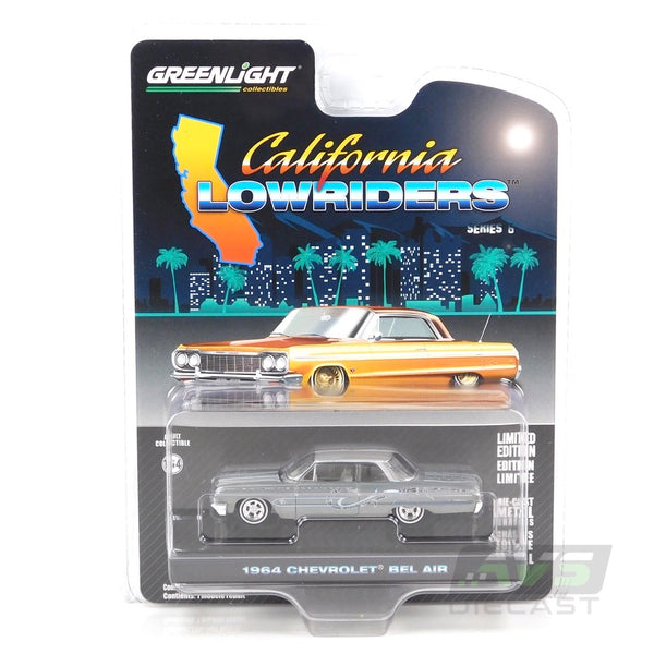 Chase California Lowriders 63070D 1964 Chevrolet Bel Air 1:64 Diecast