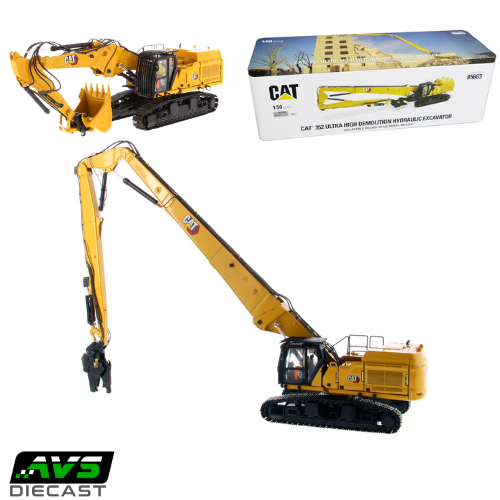 Caterpillar 352 Ultra High Demolition Hydraulic Excavator 1:50 Scale Diecast 85663