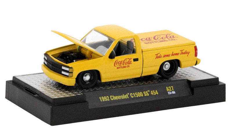 1992 Chevrolet C1500 SS454 M2 Machines 1:64 Scale Coca-Cola A27