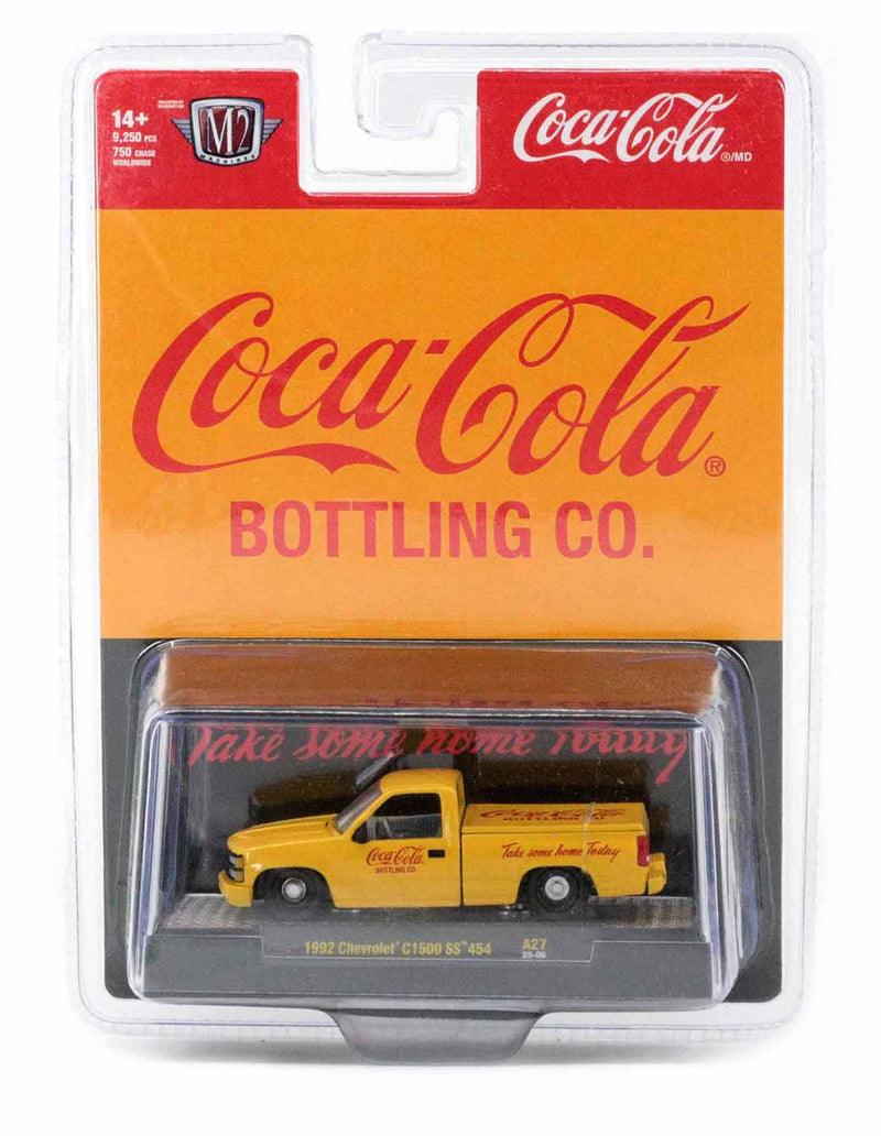 1992 Chevrolet C1500 SS454 M2 Machines 1:64 Scale Coca-Cola A27