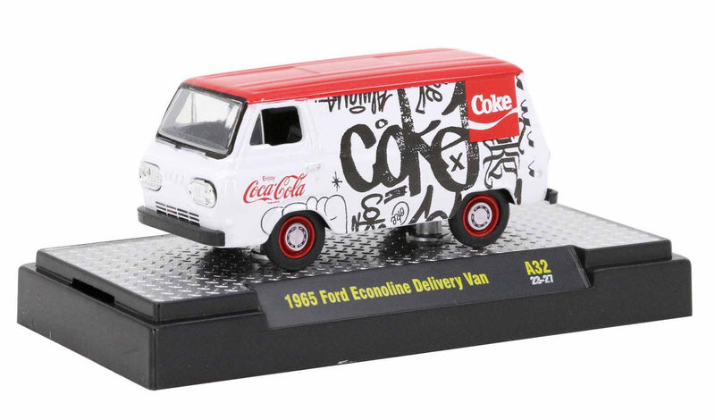 1965 Ford Econoline Delivery Van Coke M2 Machines 1:64 Scale Coca-Cola A32