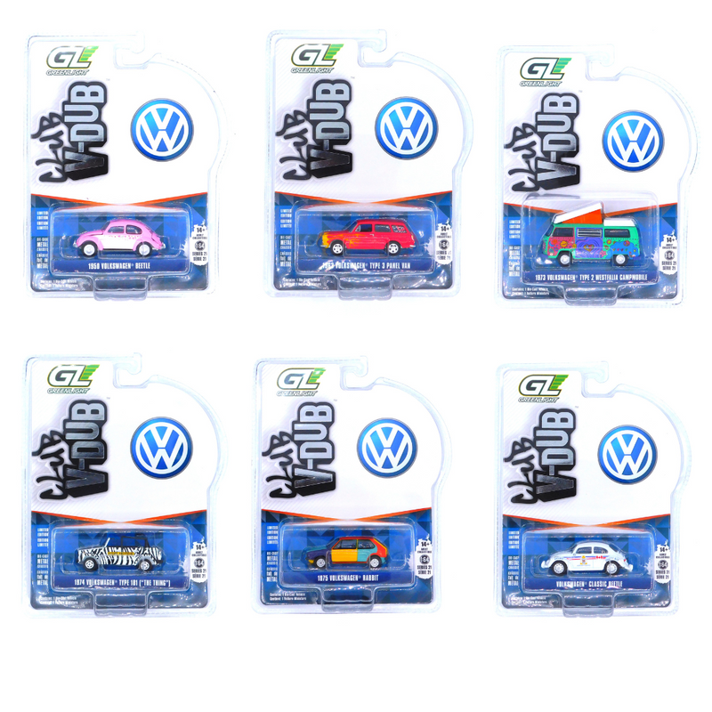 Club Vee Dub Series 21 Sealed Case of 6 1:64 Diecast