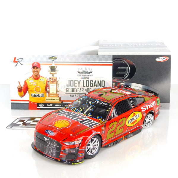 Joey Logano 2022 Shell Pennzoil Throwback Darlington Win Elite 1:24 Nascar Diecast