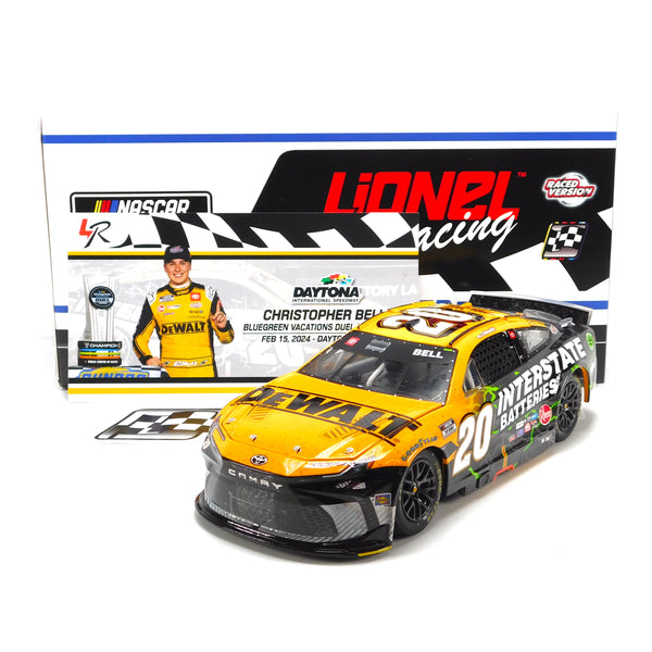 Christopher Bell 2024 Dewalt Interstate Batteries Duel Daytona Win 1:24 Nascar Diecast