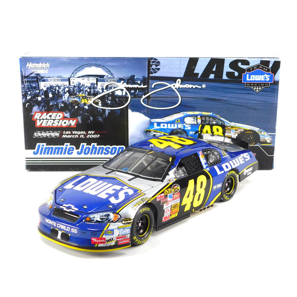 *Pre-Owned* Jimmie Johnson 2007 Lowe's Las Vegas Win 1:24 Nascar Diecast