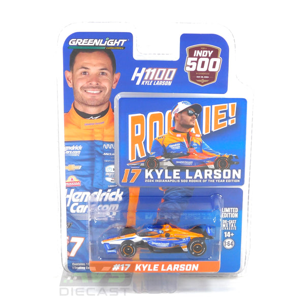 IndyCar 11615 Kyle Larson 2024 #17 Arrow Arrow Mclaren Rookie of the Year 1:64 Diecast