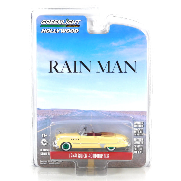 Green Machine Hollywood 44960C 1949 Buick Roadmaster Rain Man 1:64 Diecast