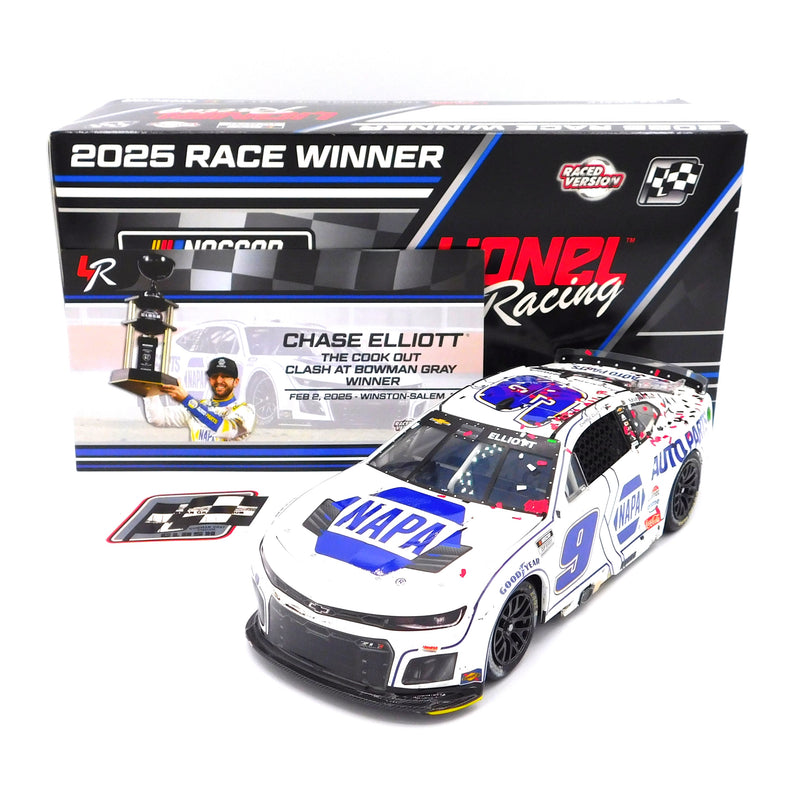 Chase Elliott 2025 Napa White Cook Out Clash Win 1:24 Nascar Diecast