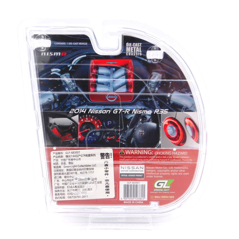 2014 Nissan GT-R Nismo (R35) White 1:64 Diecast