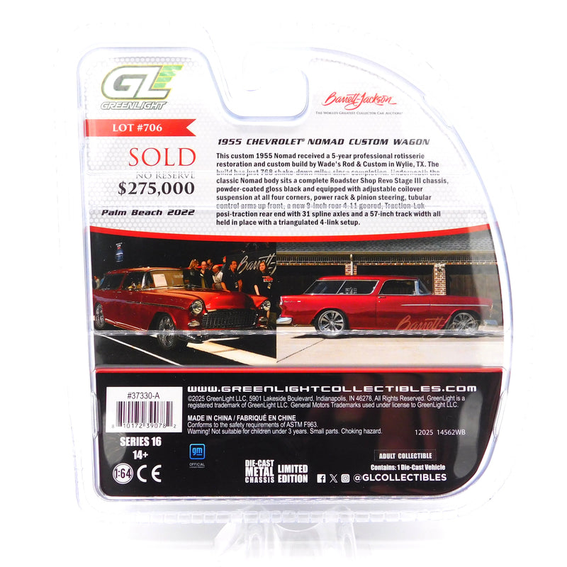 1955 Chevrolet Nomad Custom Wagon 1:64 Diecast Barrett-Jackson Series 14