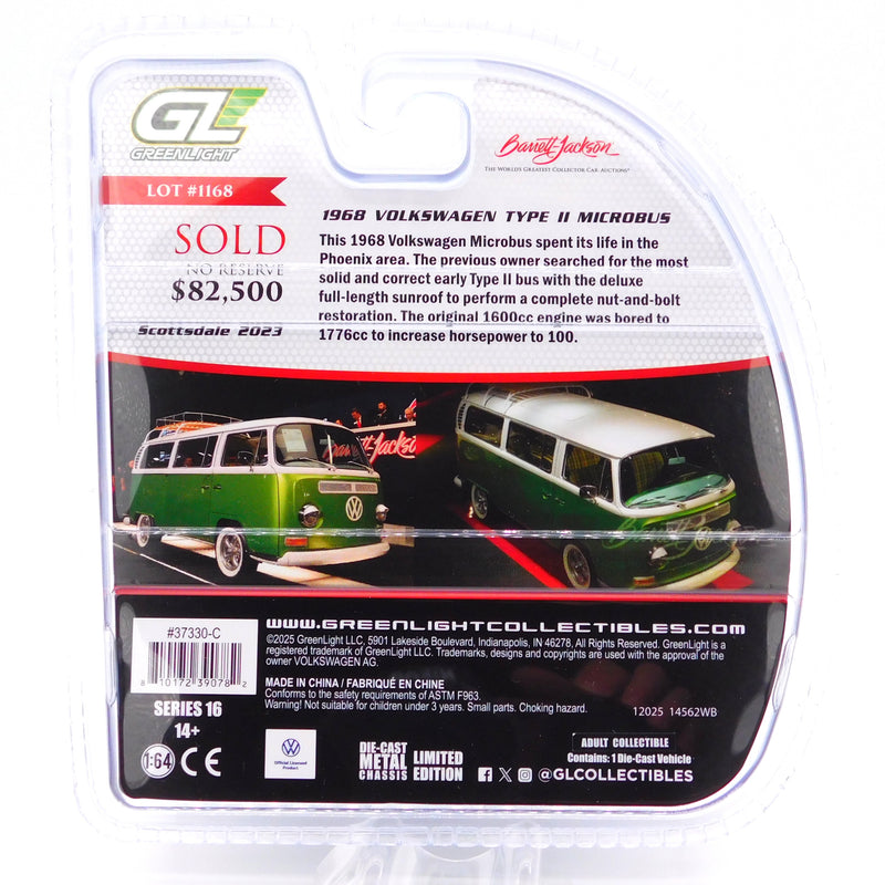 1968 Volkswagen Type II Microbus 1:64 Diecast Barrett-Jackson Series 14