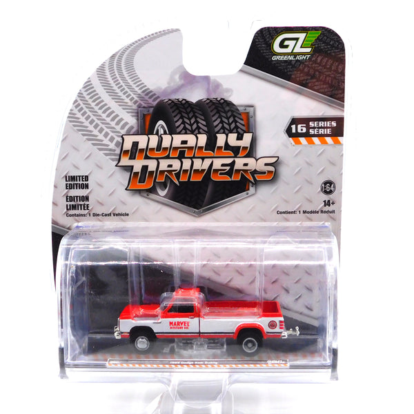 1989 Dodge Ram Dually Marvel Mystery Oil Dually Drivers 1:64 Diecast