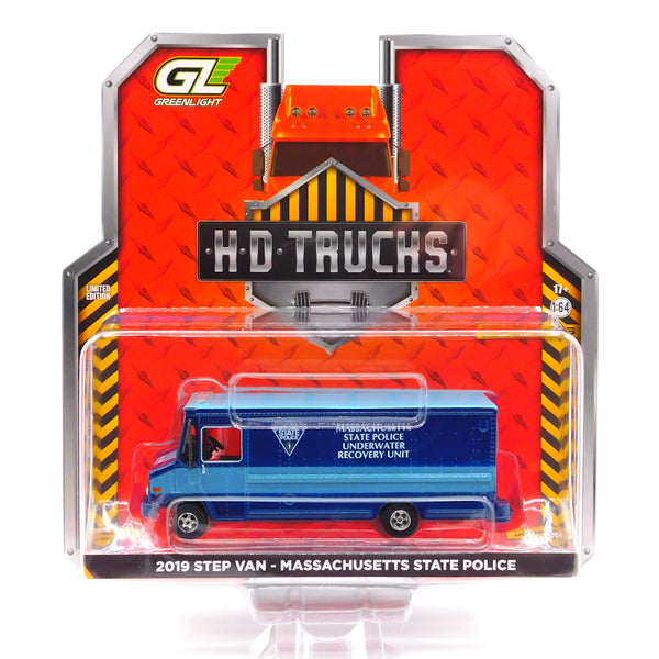 2019 Step Van Massachusetts State Police Underwater Recovery Unit 1:64 Diecast H.D. Trucks