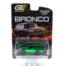 Green Machine Hobby Exclusive 30452 1993 Ford Bronco XLT Oxford White 1:64 Diecast
