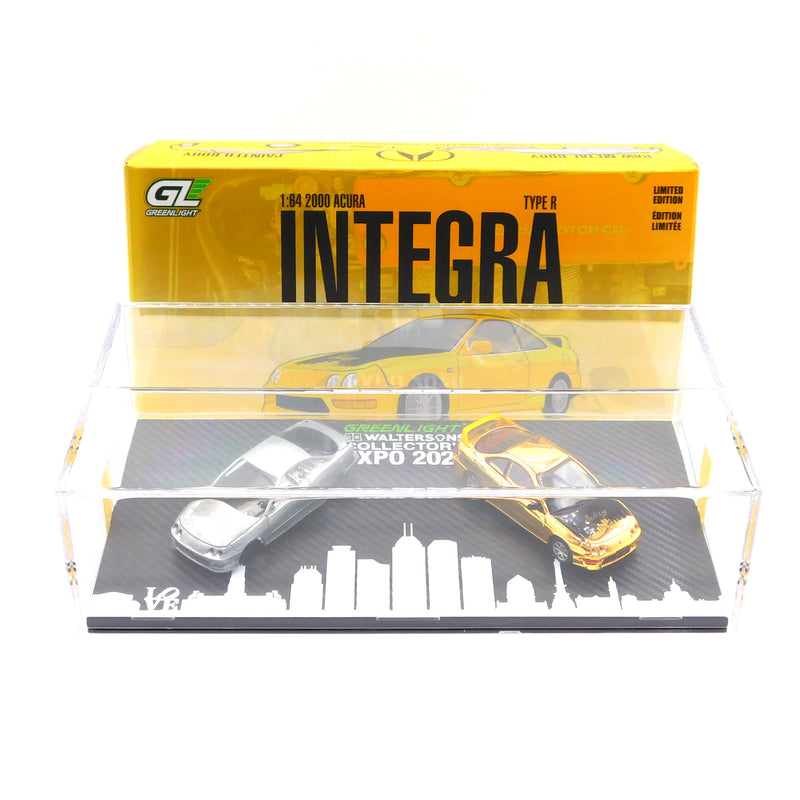 Chrome Machine 2000 Honda Integra Type R & Raw Casting 1:64 Diecast