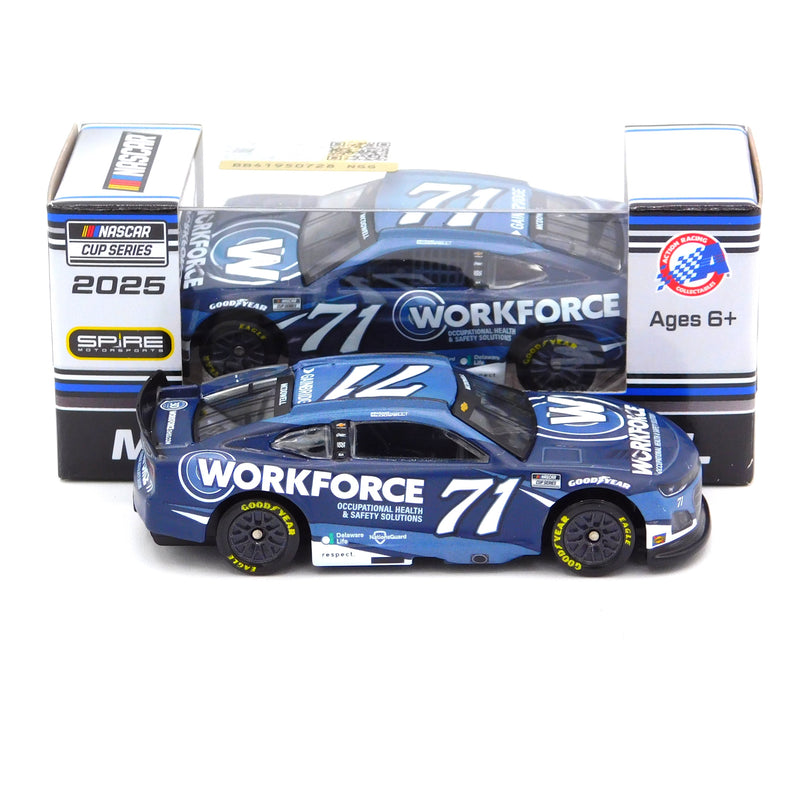 Michael McDowell 2025 Workforce 1:64 Nascar Diecast