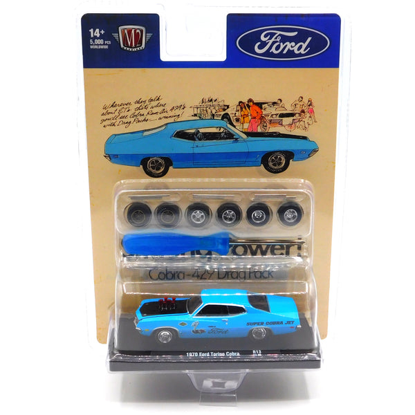 1970 Ford Torino Cobra M2 Machines 1:64 Scale Auto Wheels Release 13