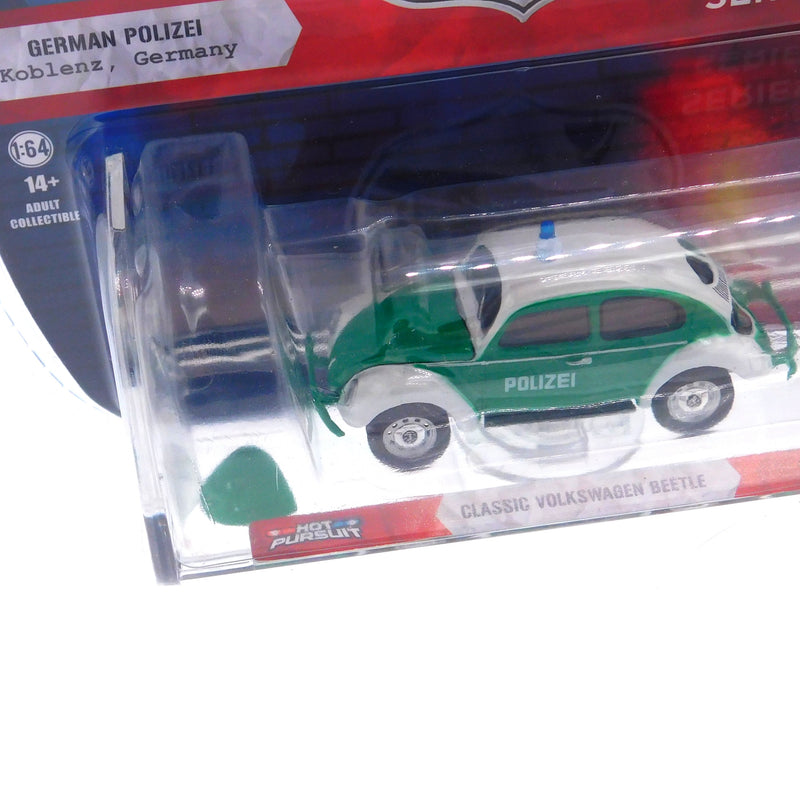 Damaged Hot Pursuit Classic Volkswagen Beetle Koblenz, Germany 1:64 Diecast