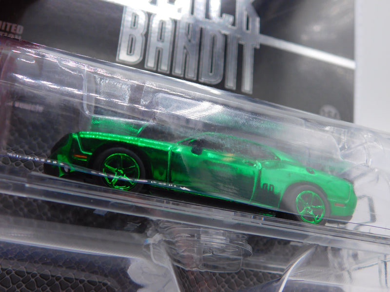 Damaged Green Machine 2016 Dodge Challenger R/T 1:64 Diecast Black Bandit Series 30