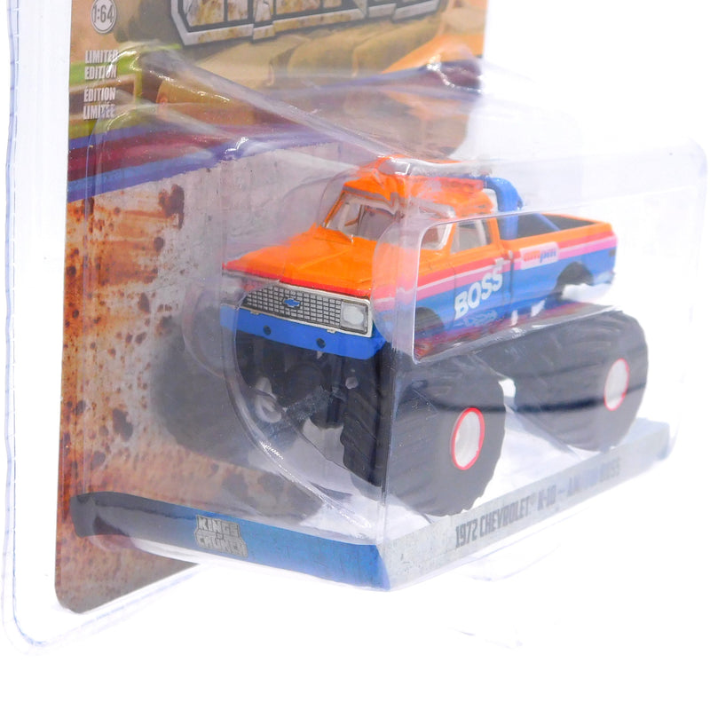 Damaged Kings of Crunch 49095-E 1972 Chevrolet K-10 AM/PM Boss 1:64 Diecast