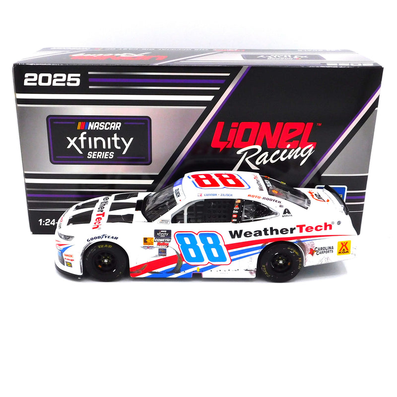 Connor Zilisch 2025 WeatherTech COTA Win Autographed 1:24 Nascar Diecast