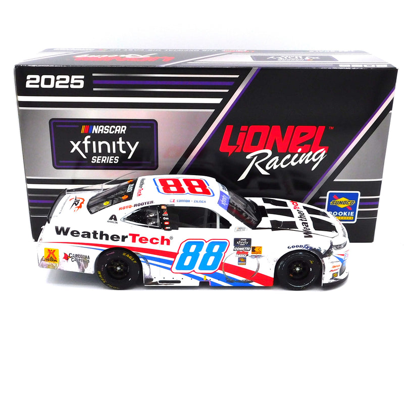 Connor Zilisch 2025 WeatherTech COTA Win Autographed 1:24 Nascar Diecast