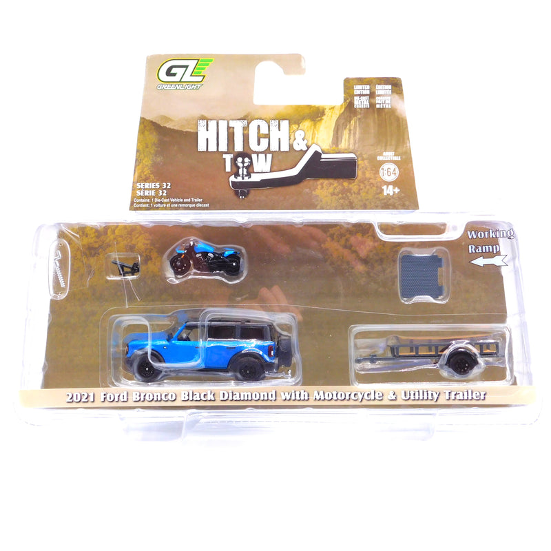 2021 Ford Bronco Black Diamond 1:64 Diecast Hitch & Tow Series 32