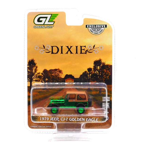 Green Machine Hobby Exclusive 30175 1979 Jeep CJ-7 Golden Eagle "Dixie"