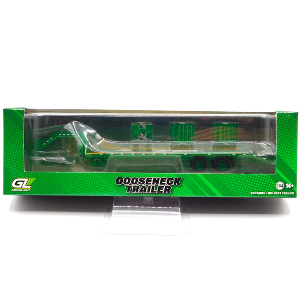 Green Machine Gooseneck Trailer Blue 1:64 Diecast Hobby Exclusive