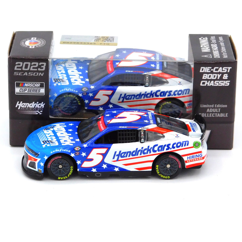 Kyle Larson 2023 HendrickCars.com Patriotic Diecast Chassis 1:64 Nascar Diecast