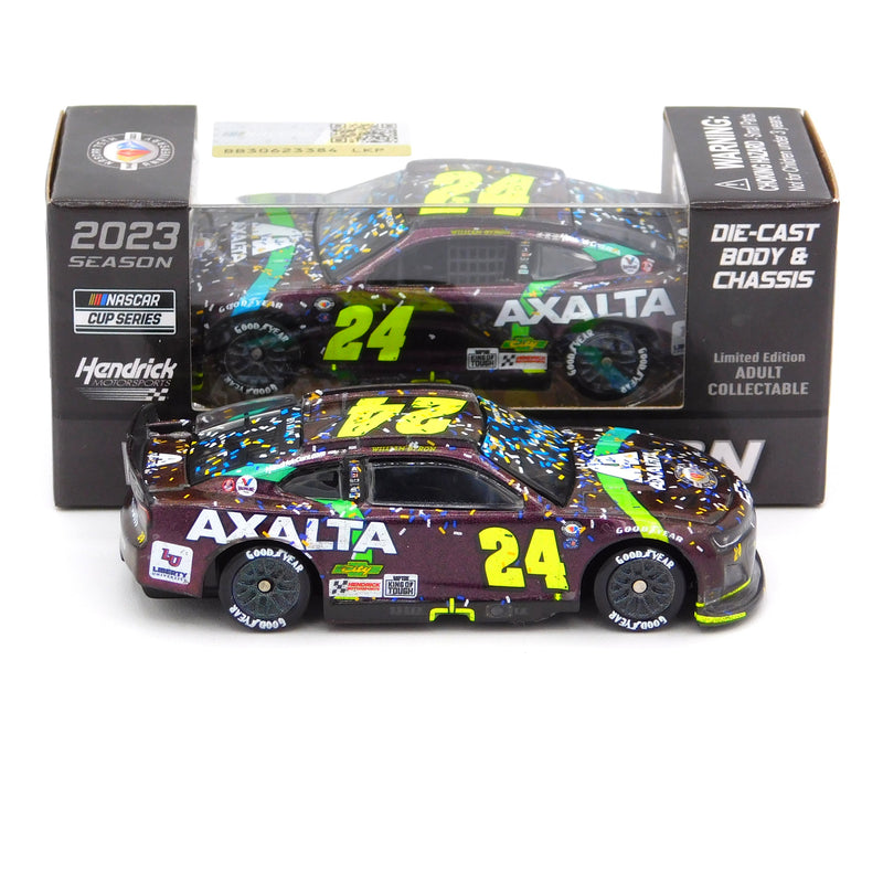 William Byron 2023 Axalta Darlington Throwback Win Diecast Chassis 1:64 Nascar Diecast