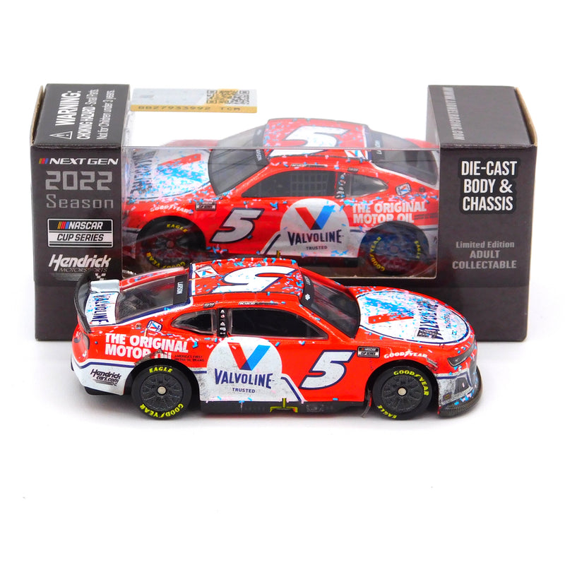 Kyle Larson 2022 Valvoline Homestead Win Diecast Chassis 1:64 Nascar Diecast
