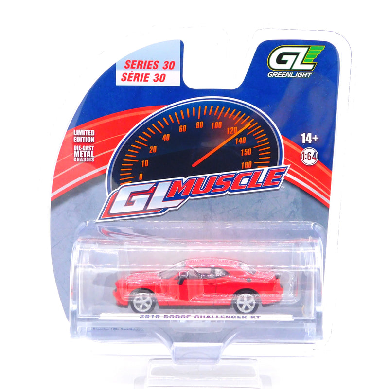2016 Dodge Challenger RT 1:64 Diecast Greenlight Muscle Series 30