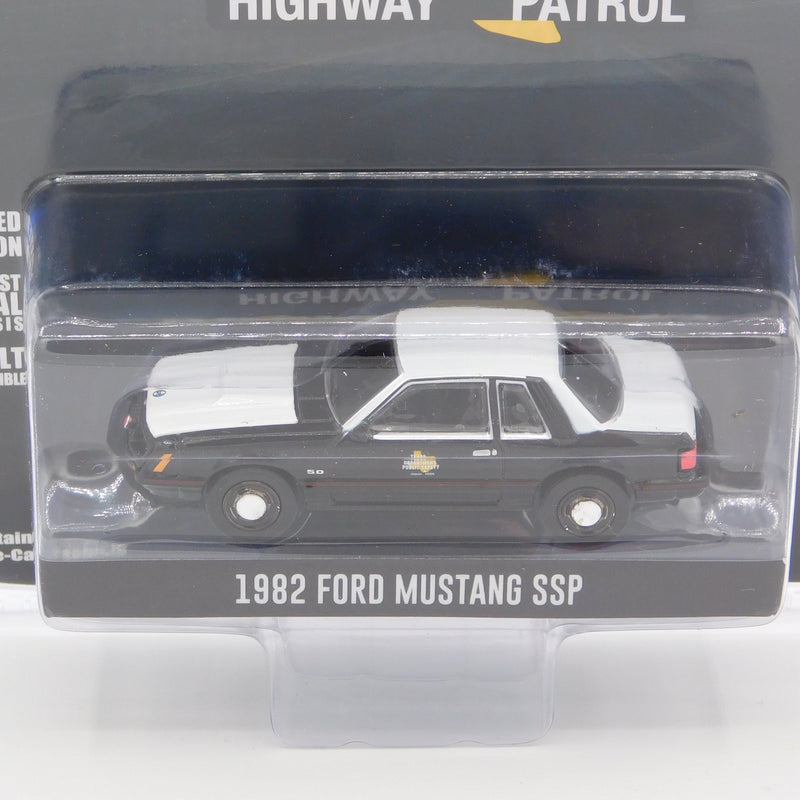 1982 Ford Mustang SSP Texas Public Safety 1:64 Diecast