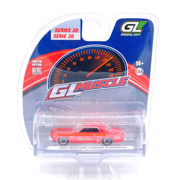 1969 Mercury Cougar Eliminator 1:64 Diecast Greenlight Muscle Series 30
