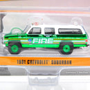 Green Machine 1991 Chevrolet Suburban FDNY Battalion Chief 1:64 Diecast