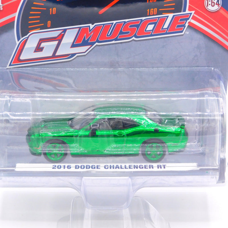 Green Machine 2016 Dodge Challenger RT 1:64 Diecast Greenlight Muscle Series 30 (Copy)