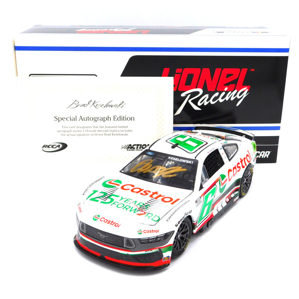 Brad Keselowski 2024 Castrol 125 Years Forward Autographed 1:24 Nascar Diecast