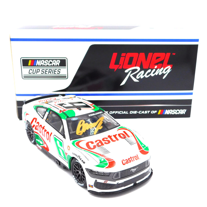 Brad Keselowski 2024 Castrol Throwback Autographed 1:24 Nascar Diecast