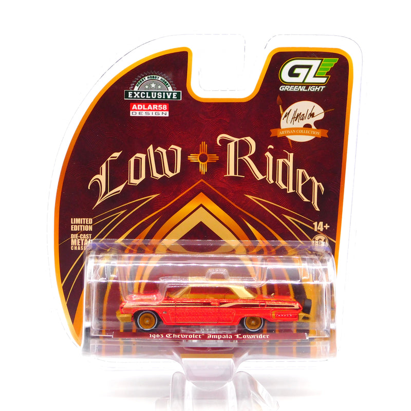 Chrome Chase 1963 Chevrolet Impala Lowrider Michael Heralda 1:64 Diecast