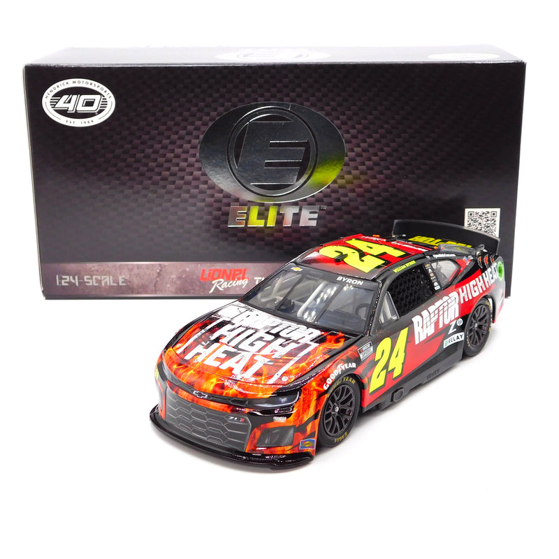 William Byron 2024 Raptor High Heat Elite 1:24 Nascar Diecast