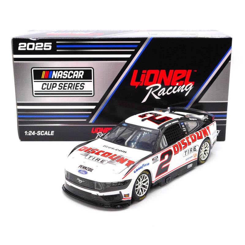 Austin Cindric 2025 Discount Tire 1:24 Nascar Diecast