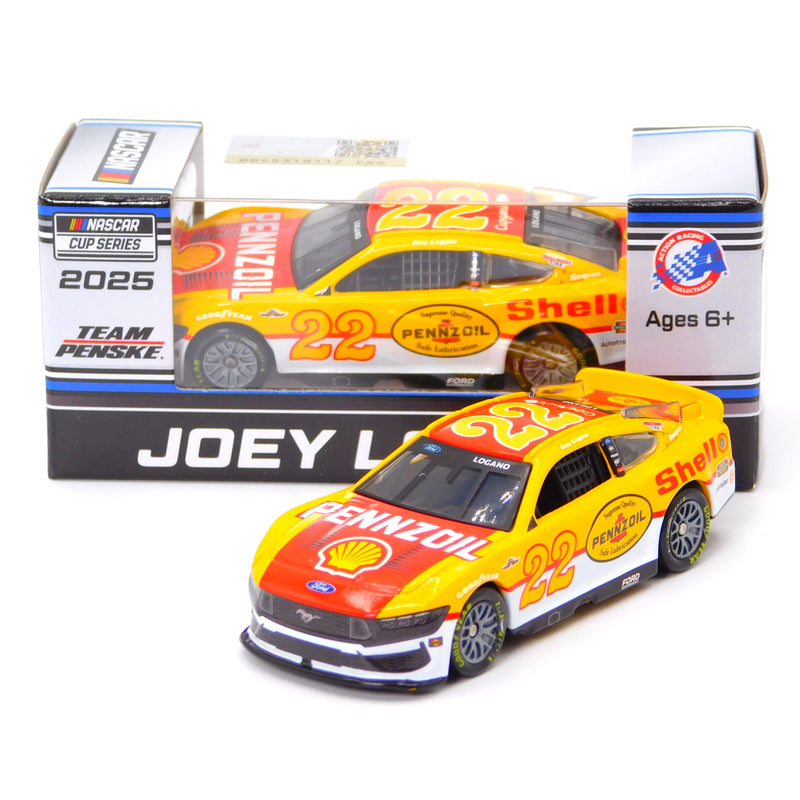 Joey Logano 2025 Shell-Pennzoil Throwback 1:64 Nascar Diecast