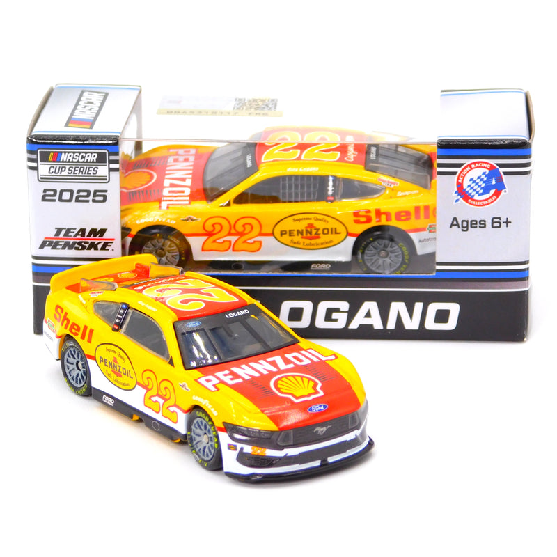 Joey Logano 2025 Shell-Pennzoil Throwback 1:64 Nascar Diecast