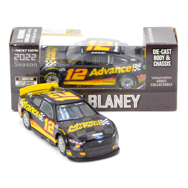 Ryan Blaney 2022 Advanced Auto Parts Diecast Chassis 1:64 Nascar Diecast